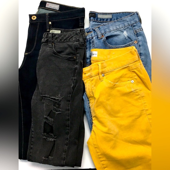 AG Adriano GoldSchmied Jeans Bundle (5) Various Brands Size 2/26 Stretch Denim - Picture 1 of 16